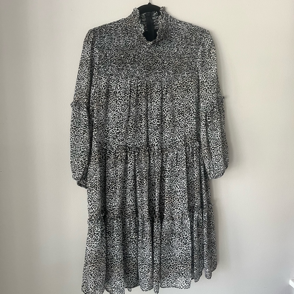 Leopard print dress